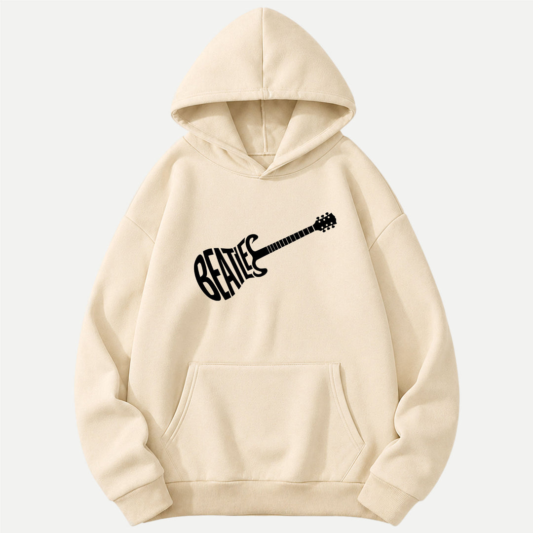 Retro Guitar Typography T-Shirt