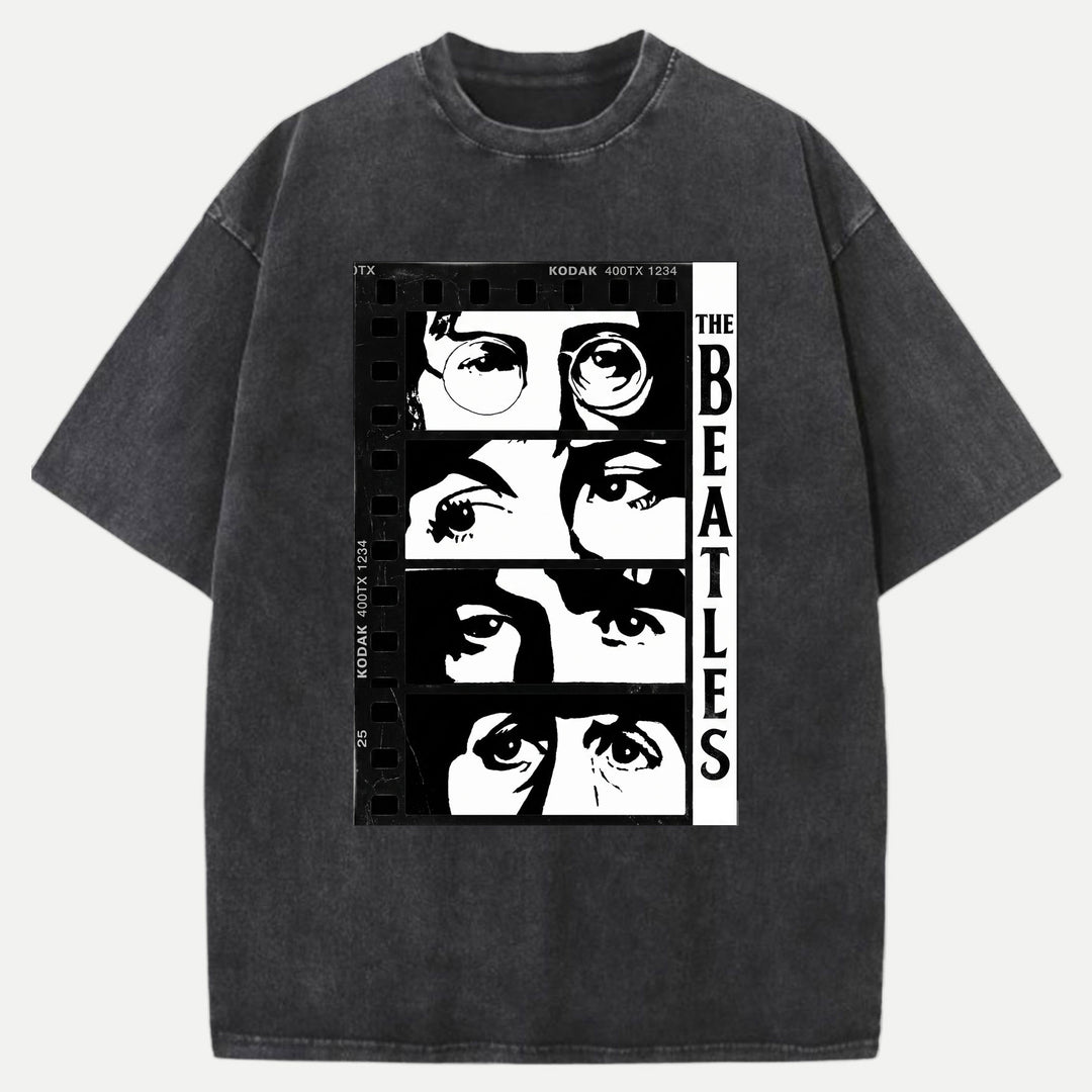 Retro Music Film Strip T-Shirt