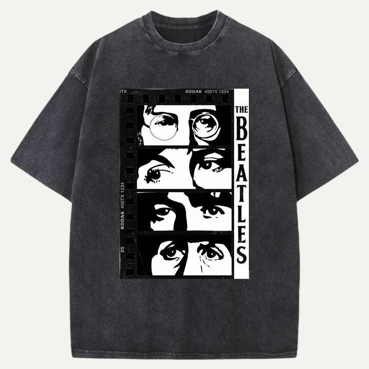 Retro Music Film Strip T-Shirt