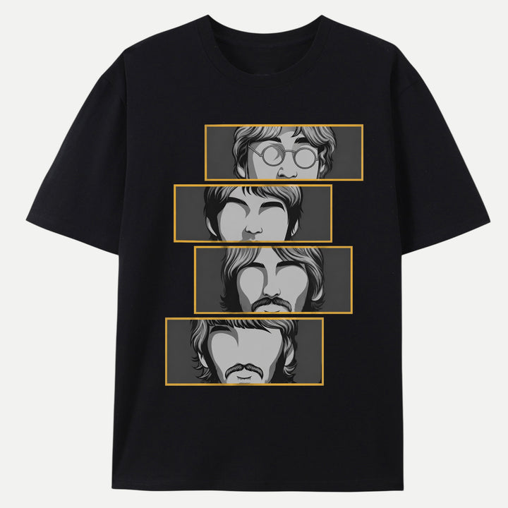 Retro Four Faces T-Shirt