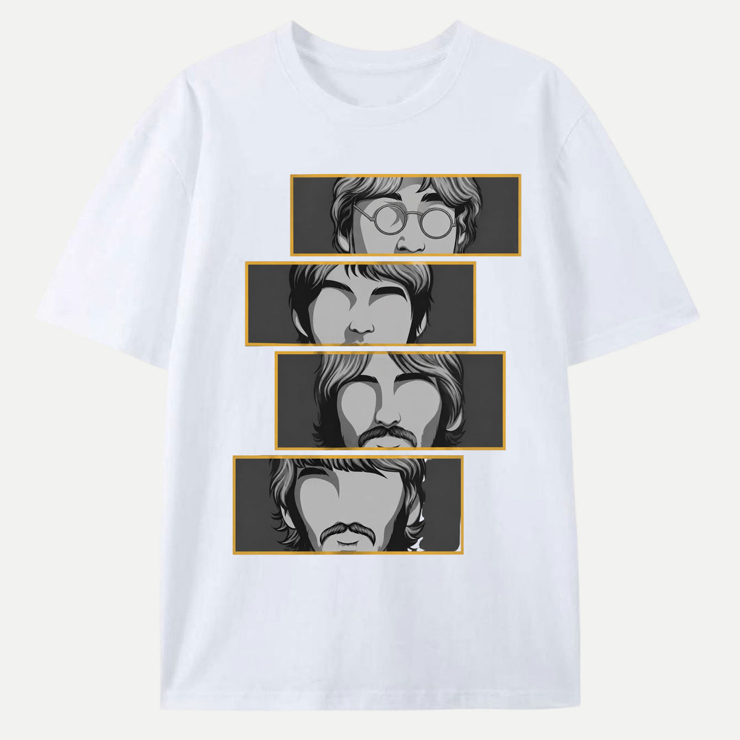 Retro Four Faces T-Shirt
