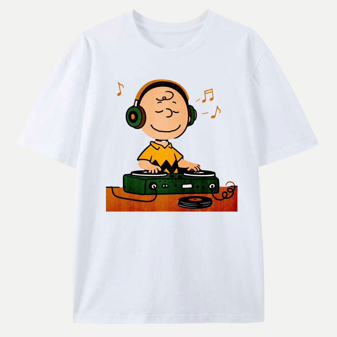 Retro Cartoon DJ Hoodie