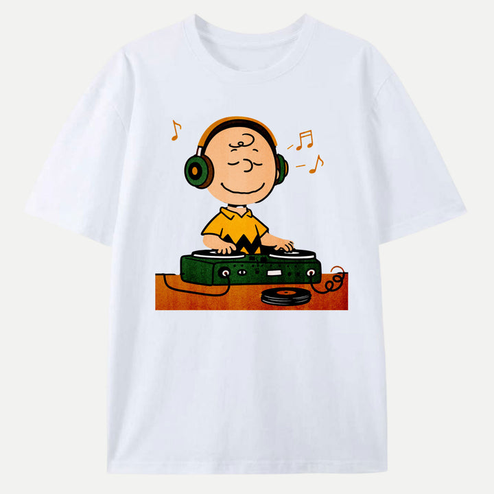 Retro Cartoon DJ Hoodie