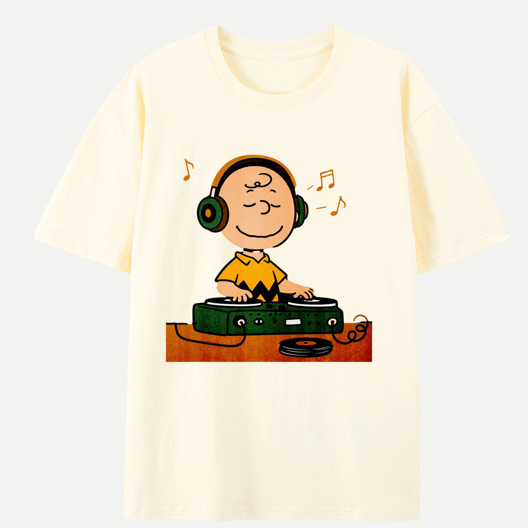 Retro Cartoon DJ Hoodie