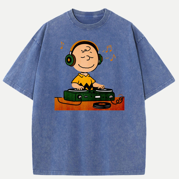 Retro Cartoon DJ Hoodie
