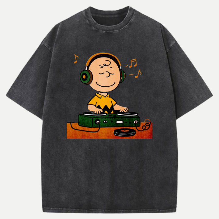 Retro Cartoon DJ Hoodie