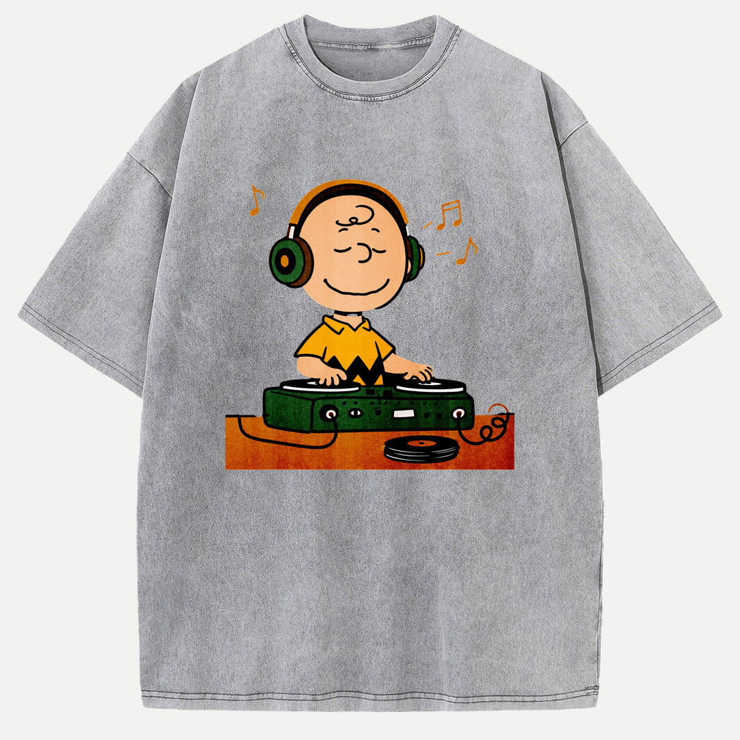 Retro Cartoon DJ Hoodie