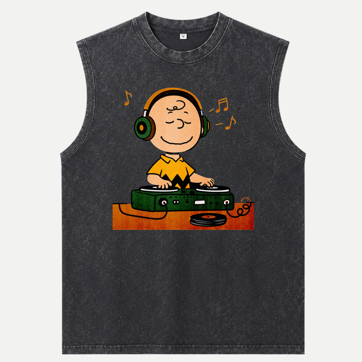 Retro Cartoon DJ Hoodie