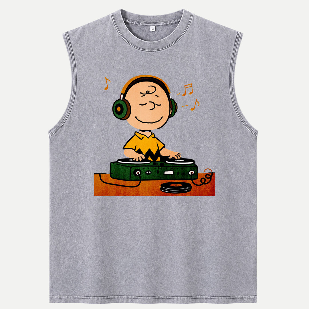 Retro Cartoon DJ Hoodie