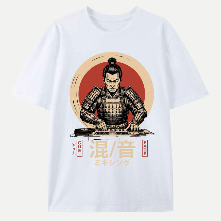 Japanese Samurai DJ T-Shir