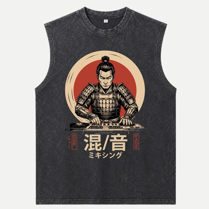 Japanese Samurai DJ T-Shir
