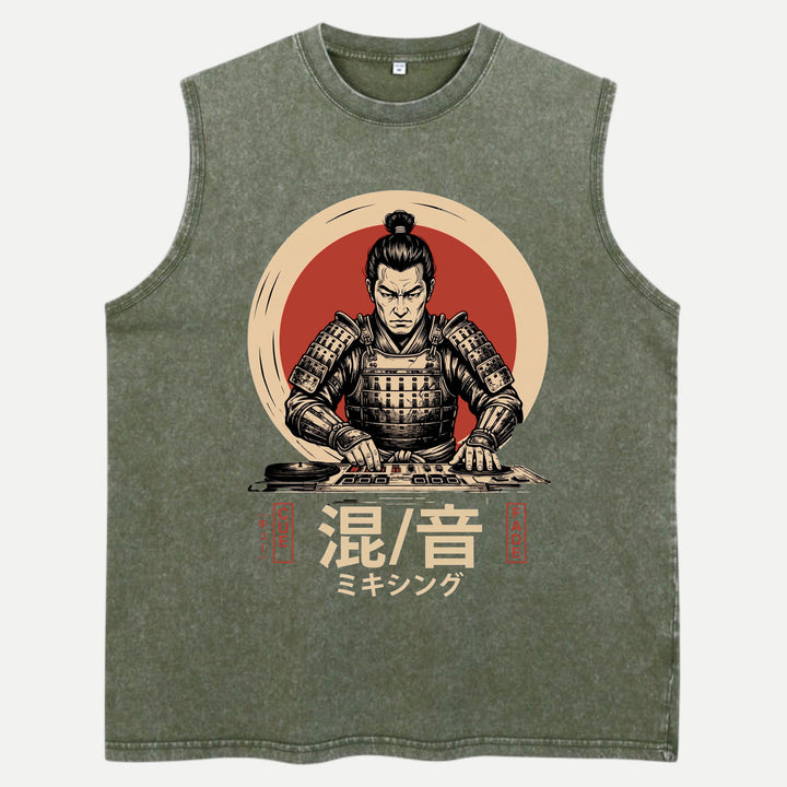 Japanese Samurai DJ T-Shir