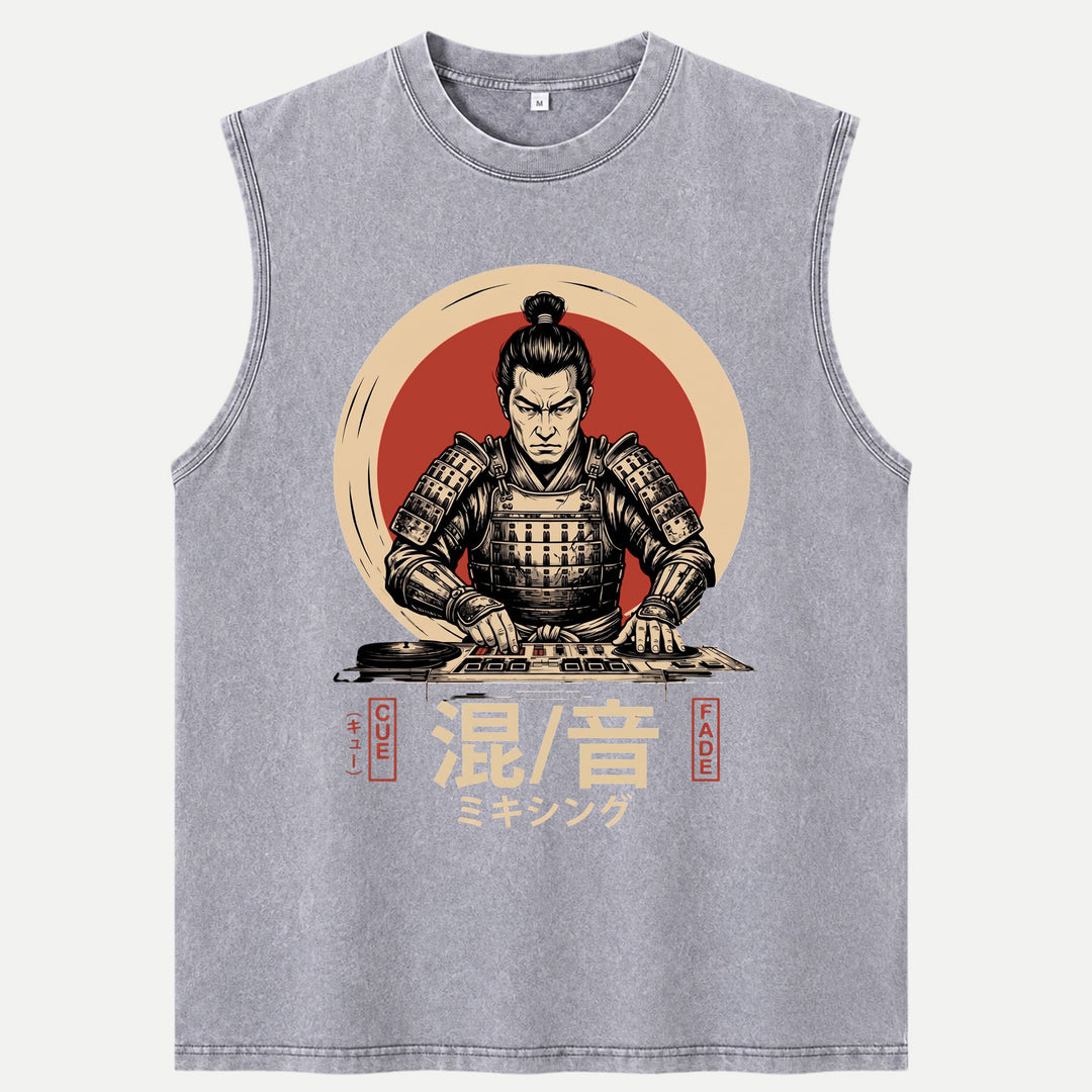 Japanese Samurai DJ T-Shir