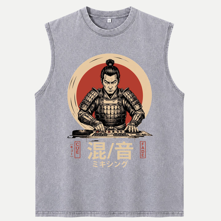 Japanese Samurai DJ T-Shir