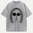 Minimalist Sunglasses Face Hoodie