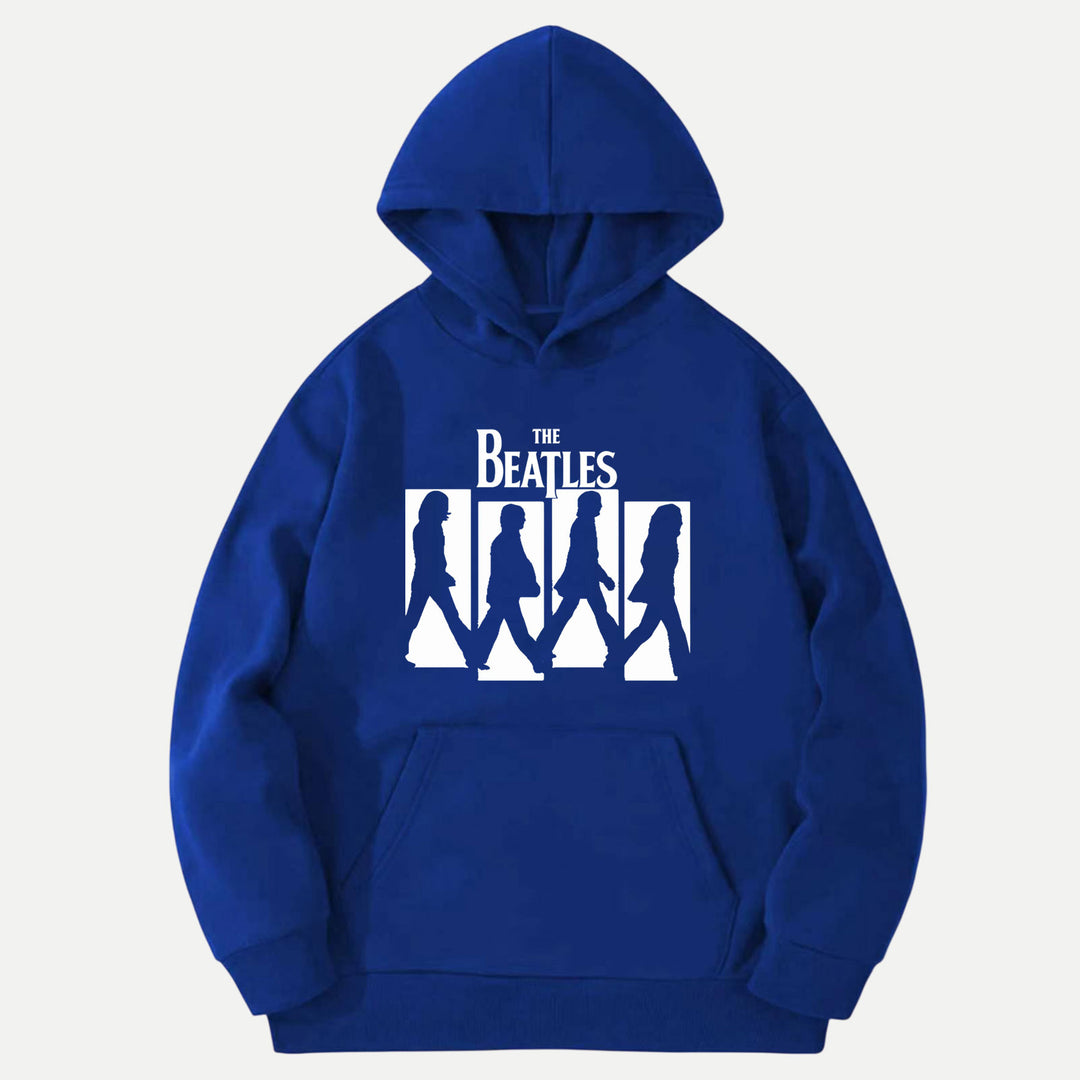 Retro Music Walking Silhouette Hoodie