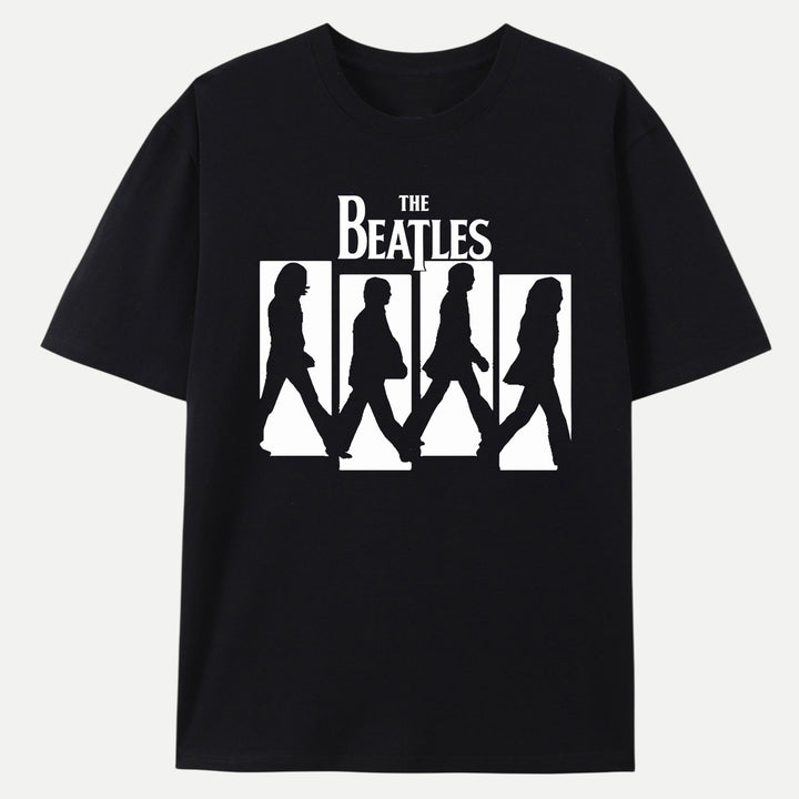 Retro Music Walking Silhouette Hoodie