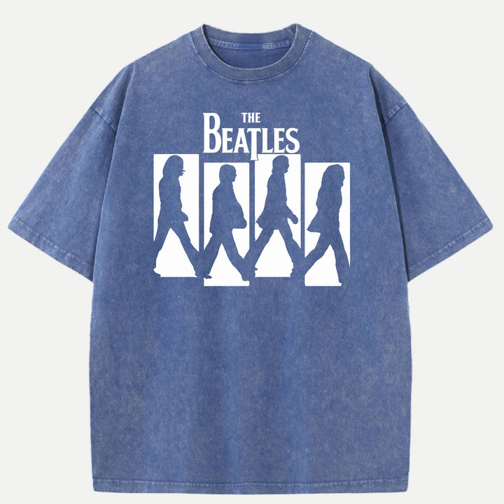Retro Music Walking Silhouette Hoodie