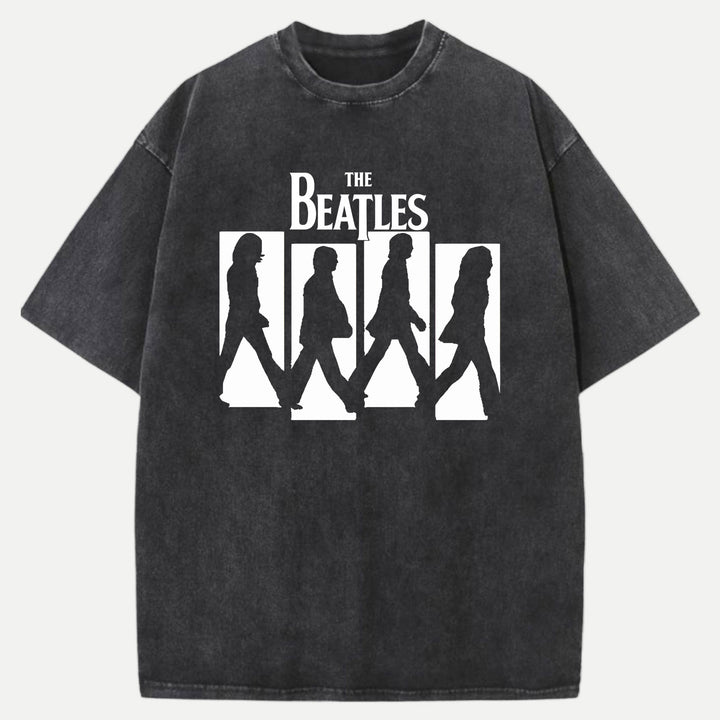 Retro Music Walking Silhouette Hoodie