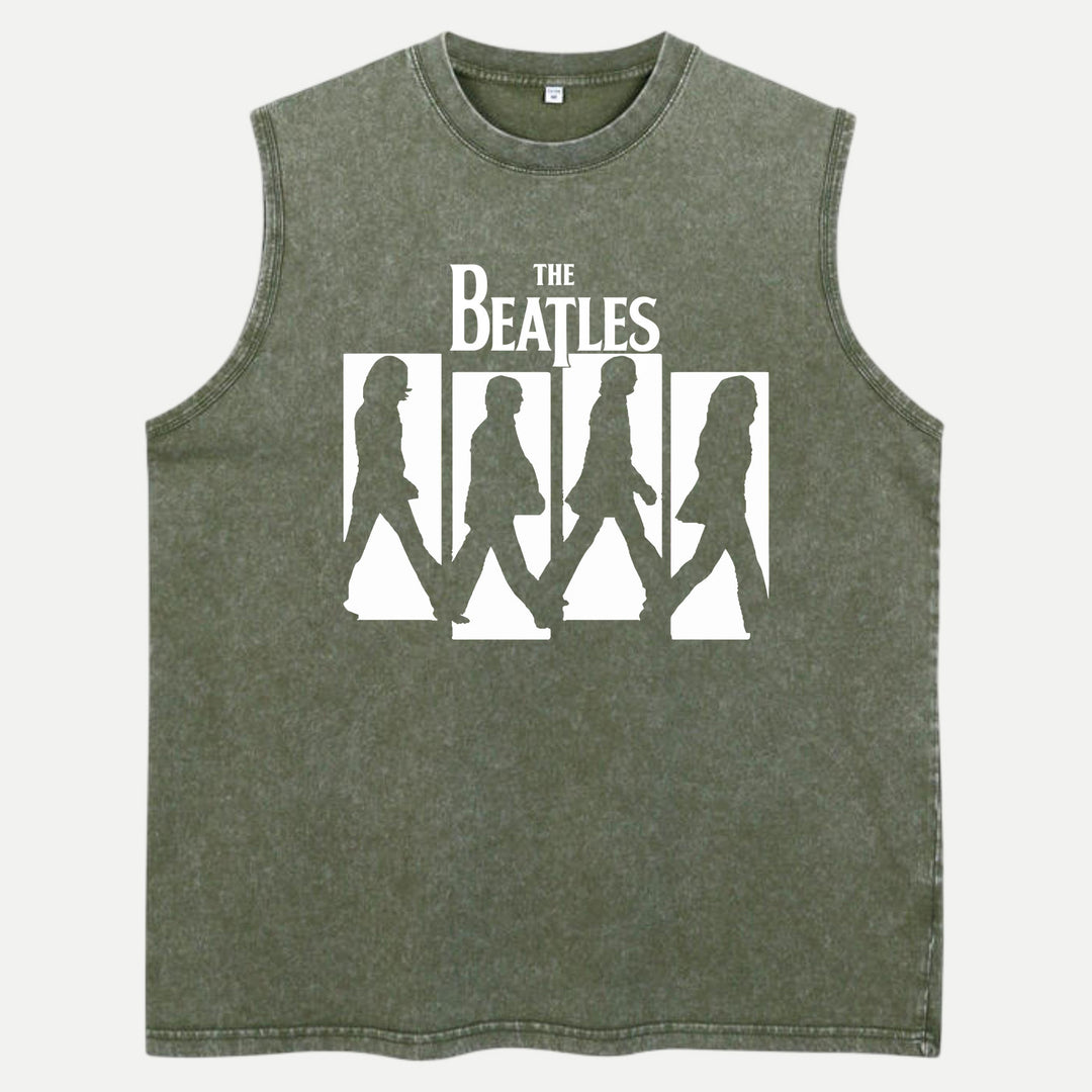 Retro Music Walking Silhouette Hoodie