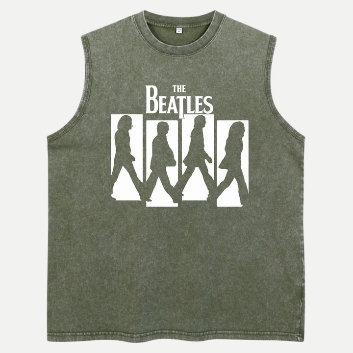 Retro Music Walking Silhouette Hoodie