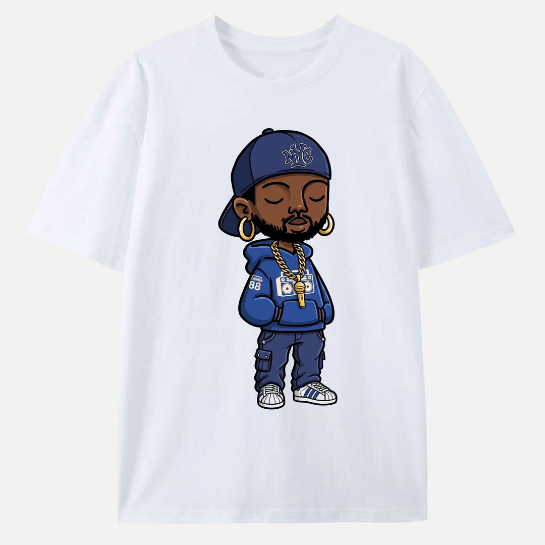 New York Hip-Hop Character T-Shirt