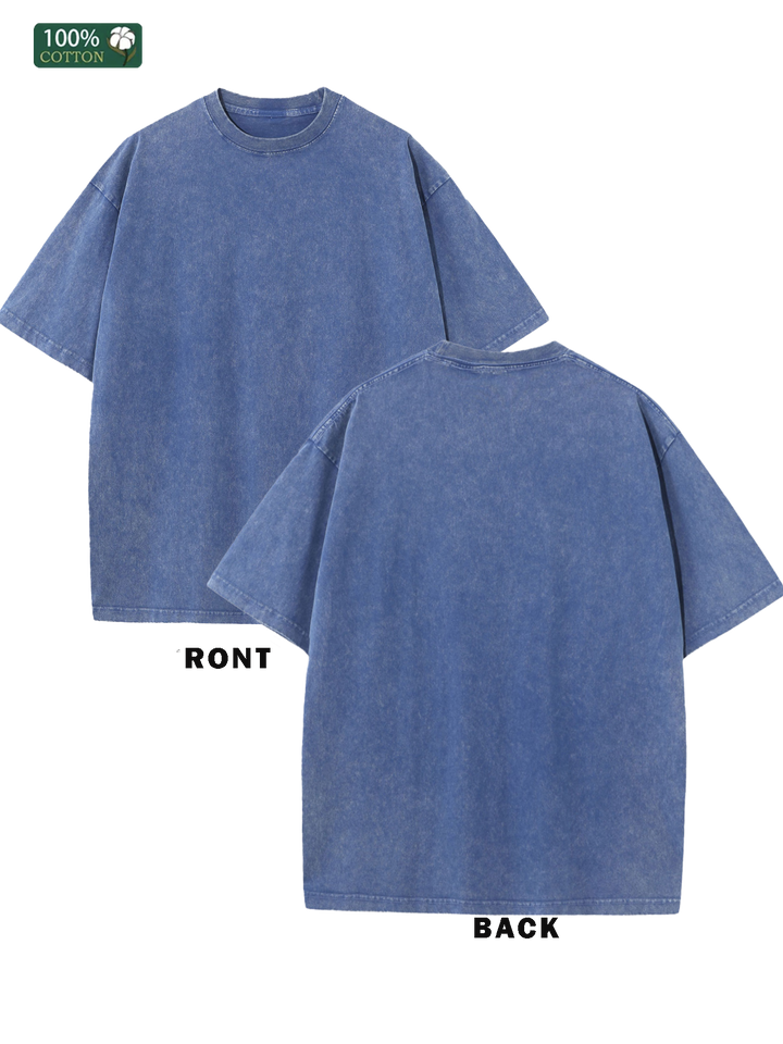 Custom Design Vintage Tee Front Back