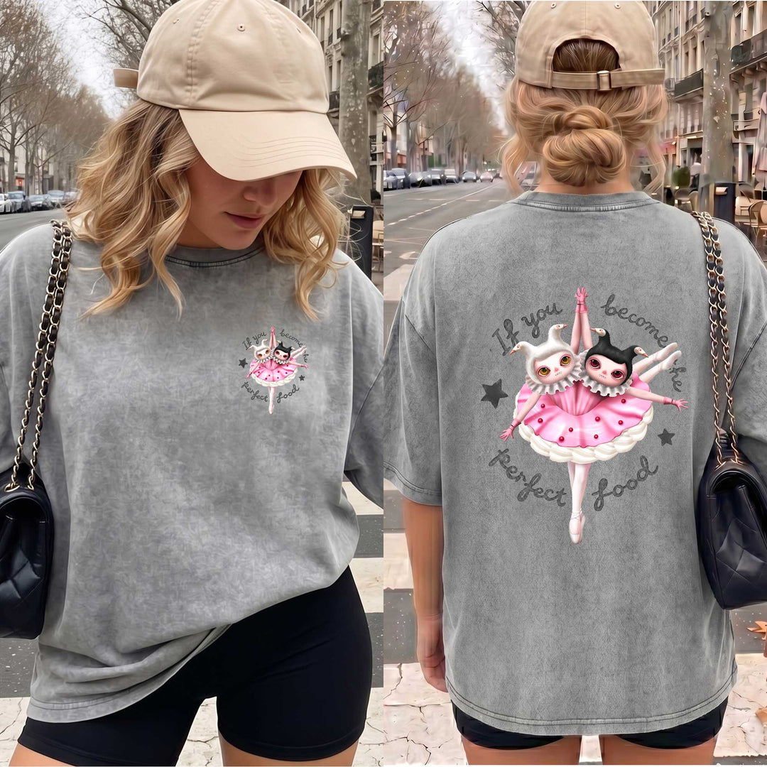 Lemme-If you become the perfect food Vintage Tee