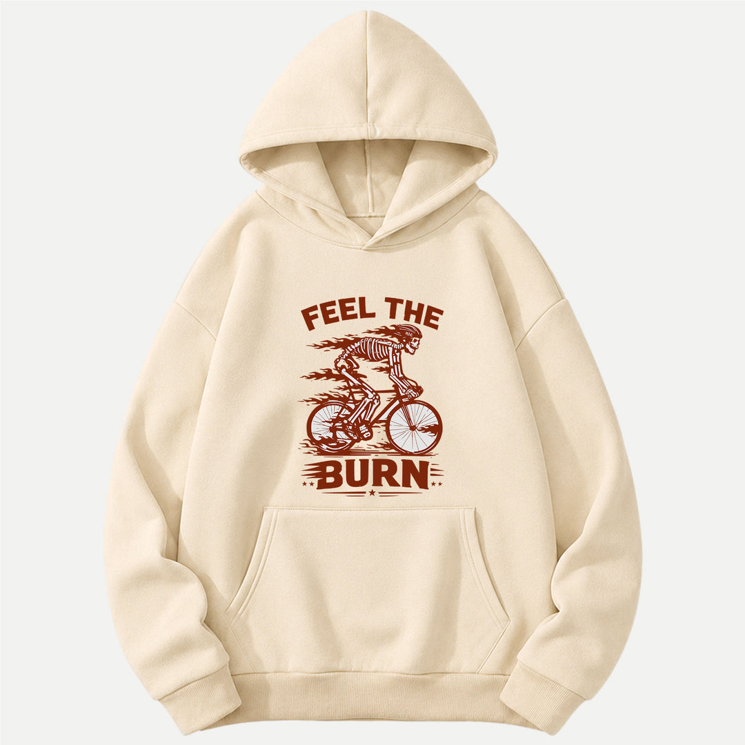 Feel the Burn Skeleton Cycling T-Shirt