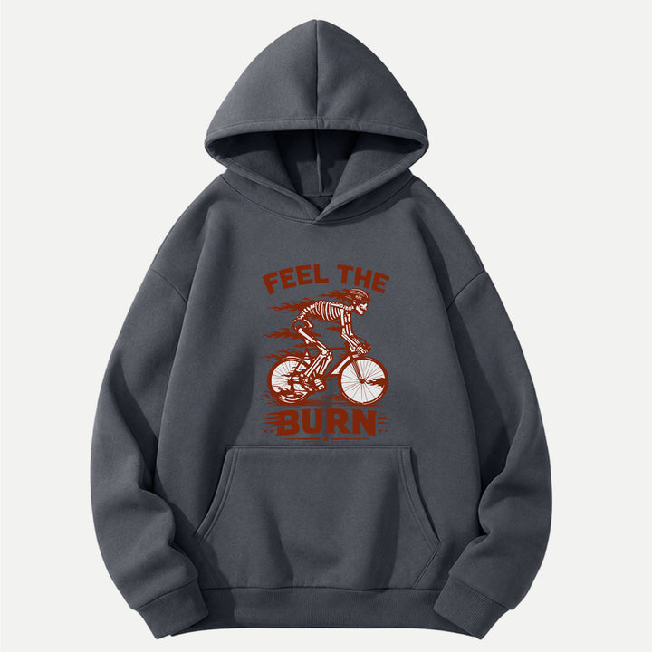 Feel the Burn Skeleton Cycling T-Shirt