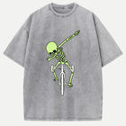 Dabbing Skeleton Cycling T-Shirt