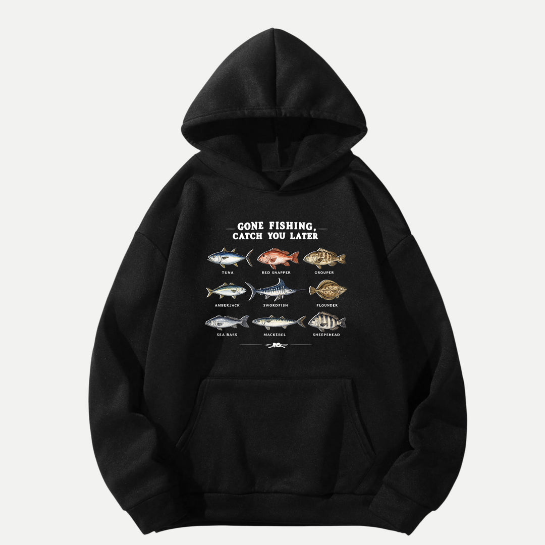 Gone Fishing Catch You Later T-Shirt