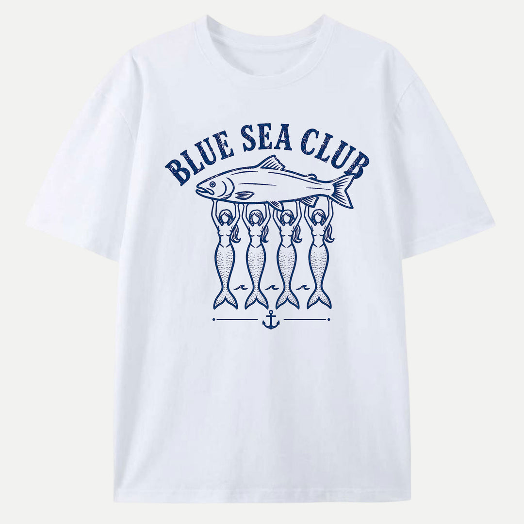 Blue Sea Club Mermaid Hoodie