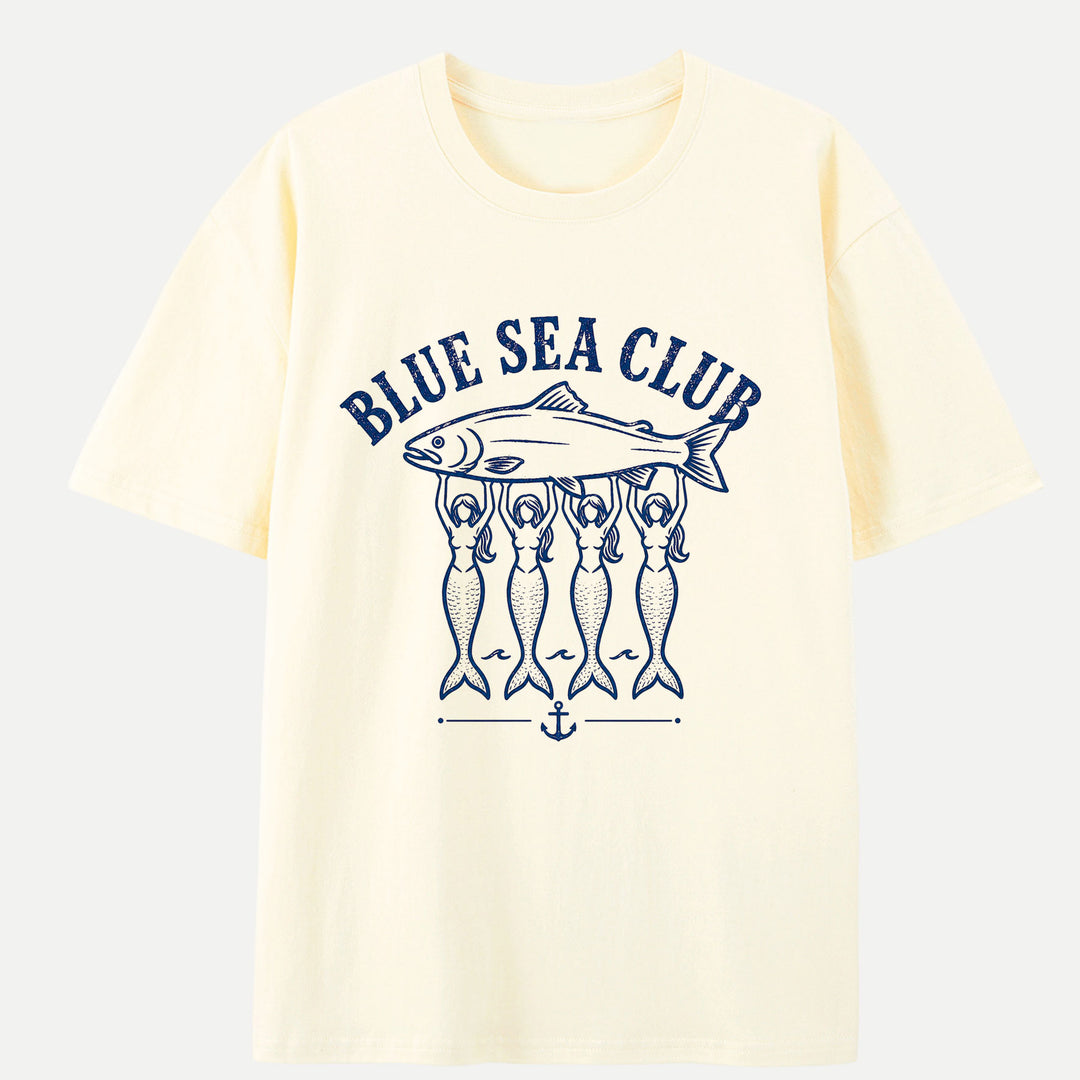 Blue Sea Club Mermaid Hoodie