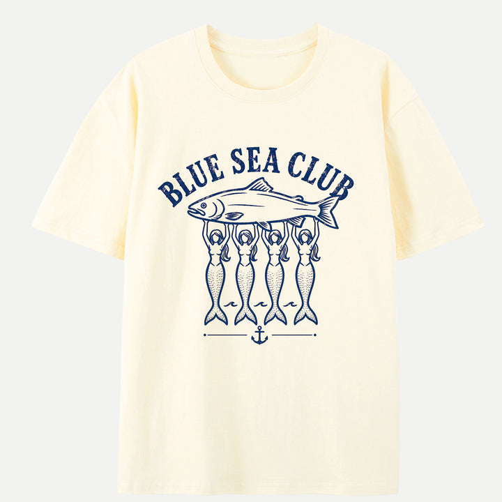 Blue Sea Club Mermaid Hoodie