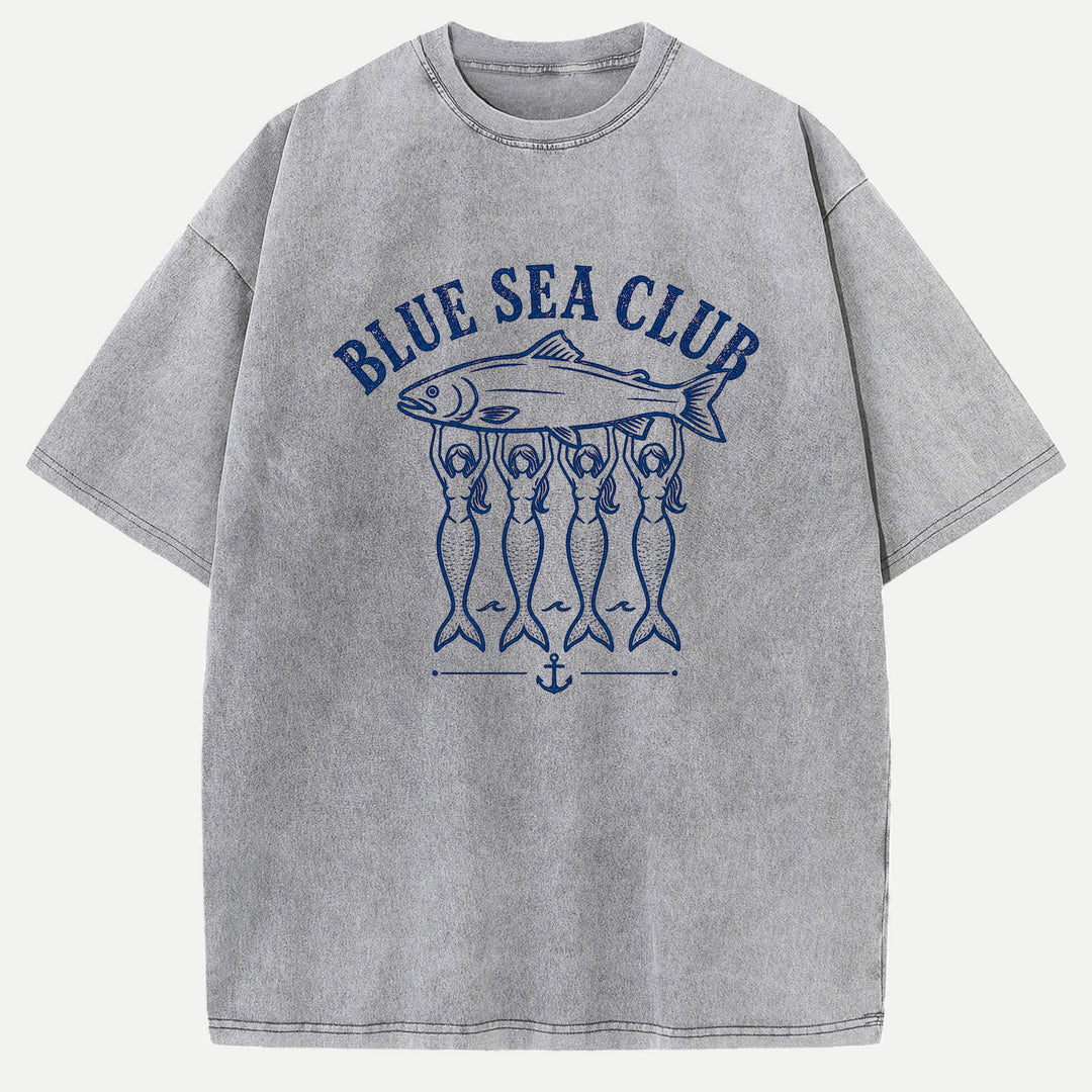 Blue Sea Club Mermaid Hoodie