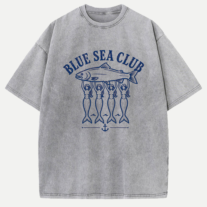 Blue Sea Club Mermaid Hoodie