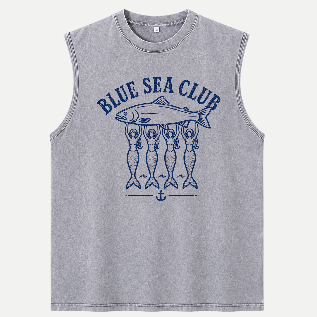 Blue Sea Club Mermaid Hoodie