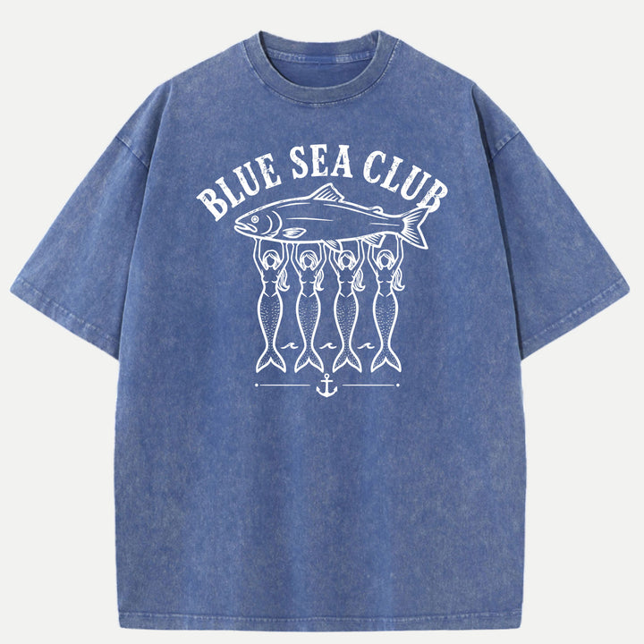 Blue Sea Club Mermaid Hoodie