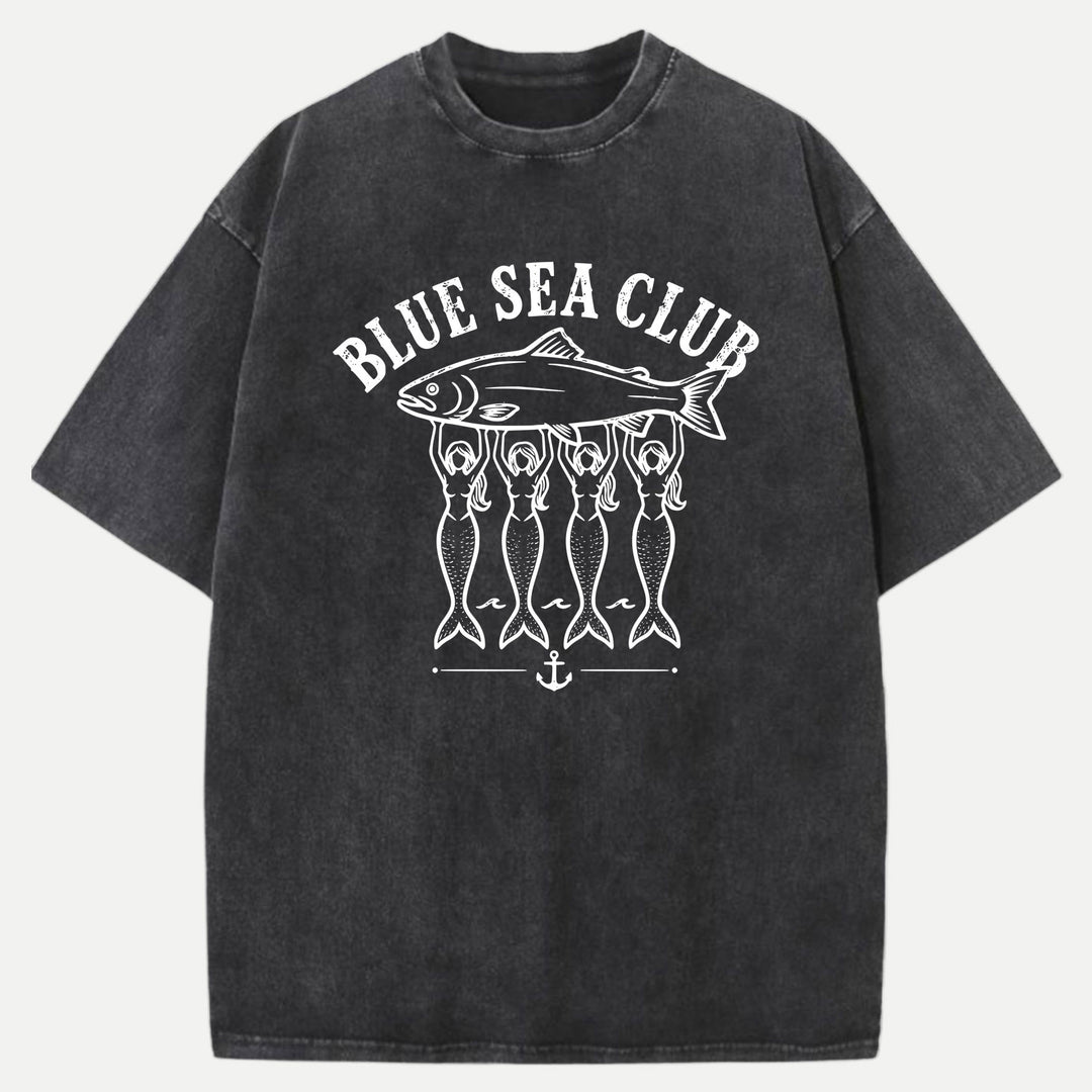 Blue Sea Club Mermaid Hoodie