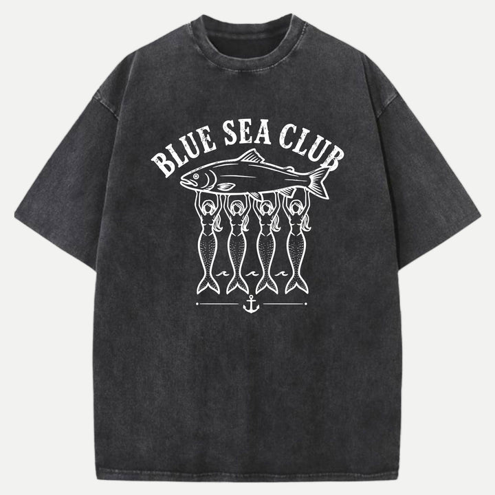 Blue Sea Club Mermaid Hoodie