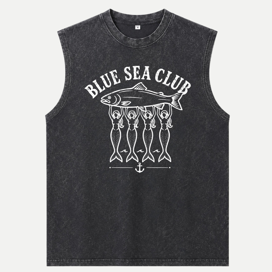 Blue Sea Club Mermaid Hoodie