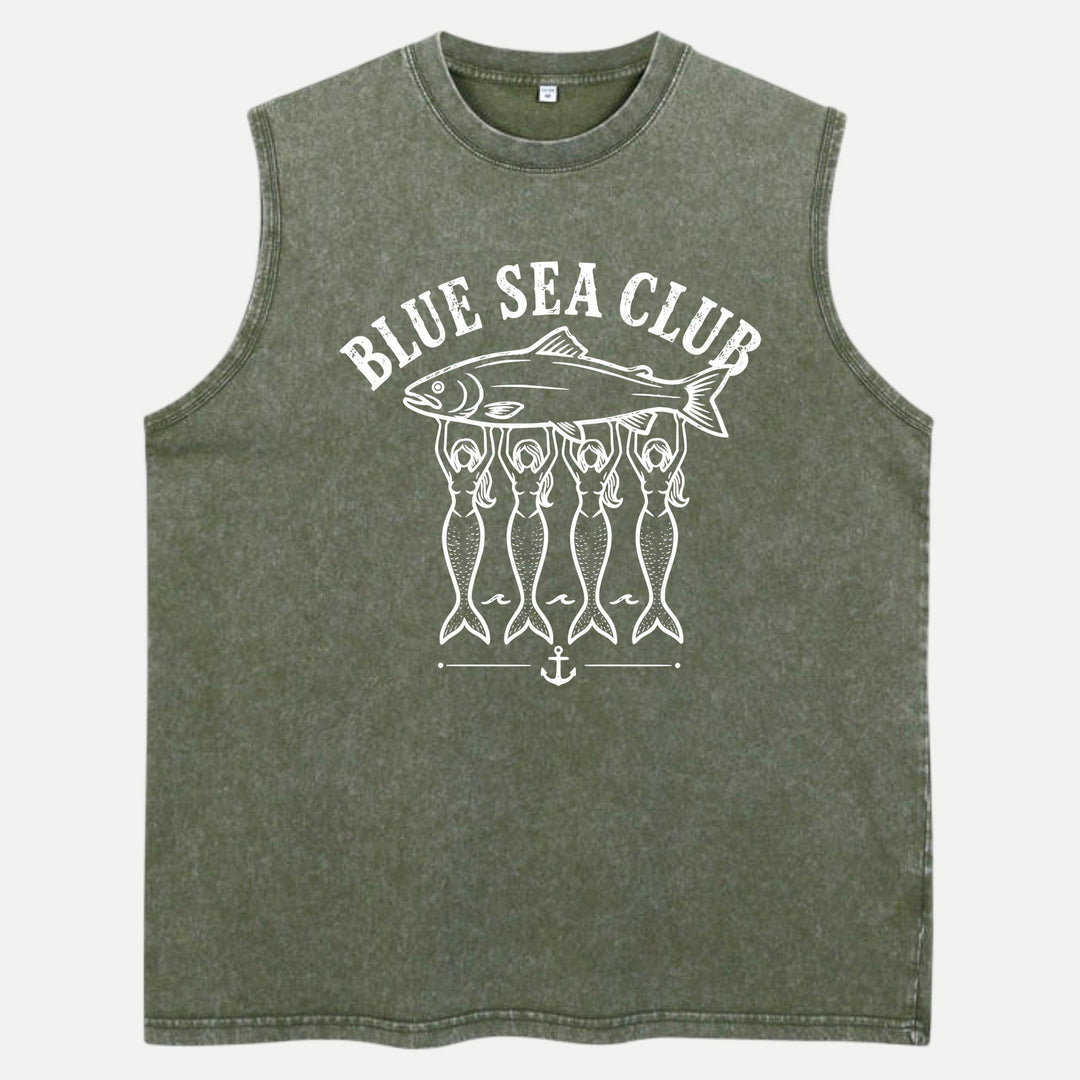 Blue Sea Club Mermaid Hoodie