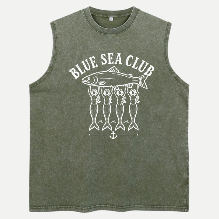 Blue Sea Club Mermaid Hoodie