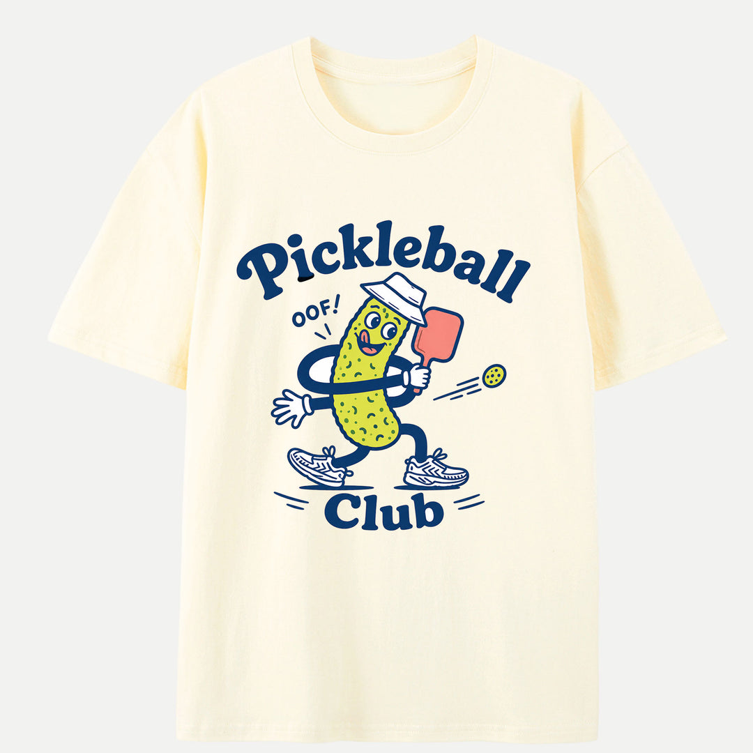 Pickleball Club Oof Character T-Shirt