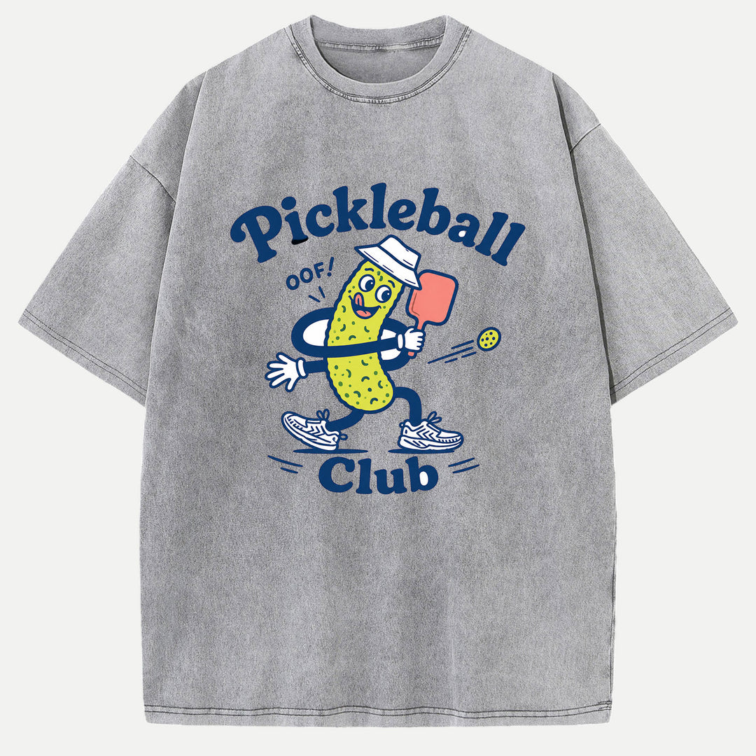 Pickleball Club Oof Character T-Shirt