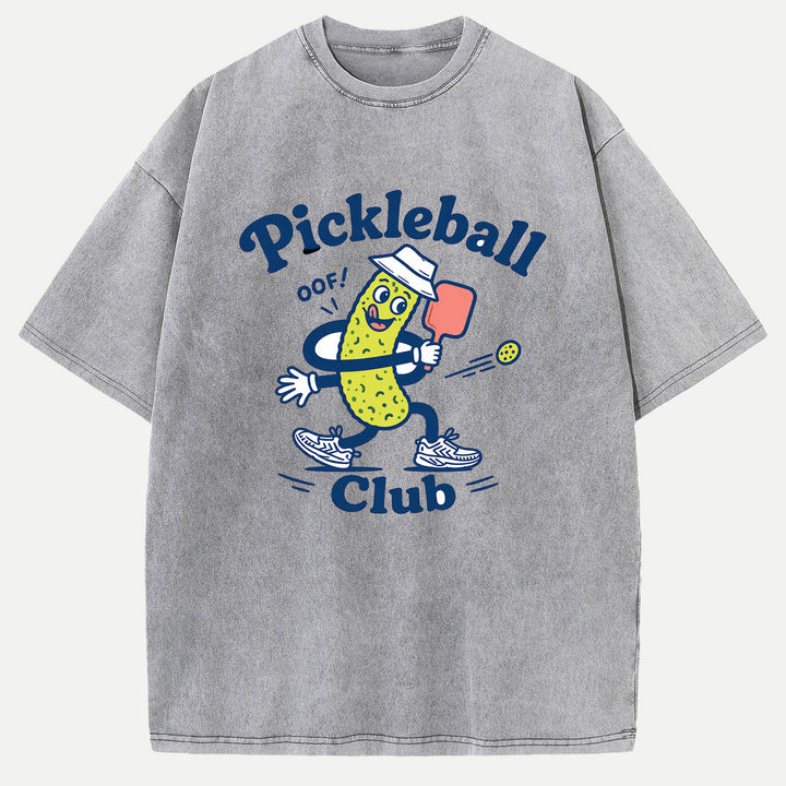 Pickleball Club Oof Character T-Shirt