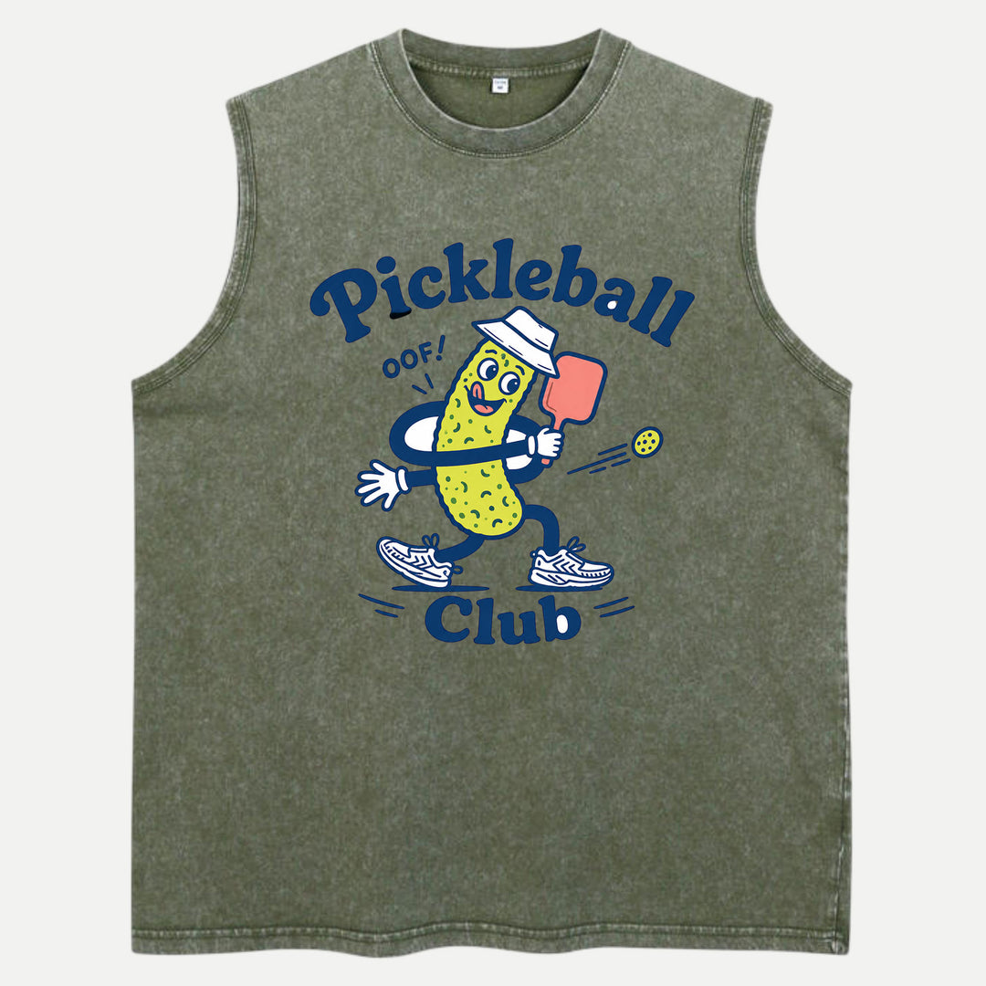 Pickleball Club Oof Character T-Shirt