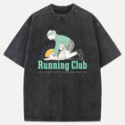 Morning Run Cat Running Club Hoodie