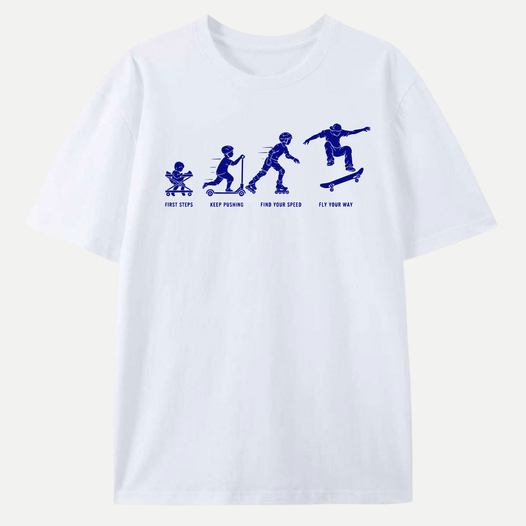 Evolution of Skate T-Shirt